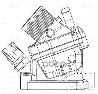 Термостат для а/м Volvo XC90 (02) 2.4D/2.5T (9
