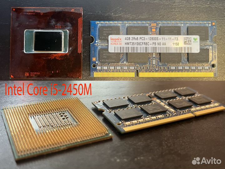 Intel Core i5-2450M + ddr3 (4GB PC3)