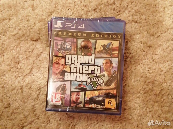 Gta 5 ps4 новая, запечатана