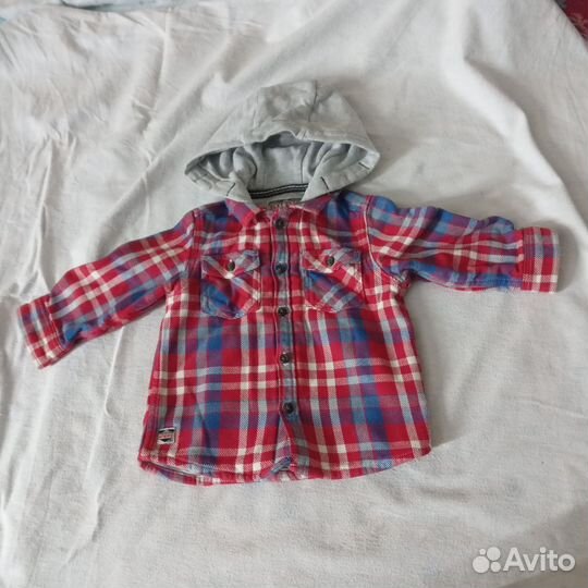 Рубашка с капюшоном next 9-12