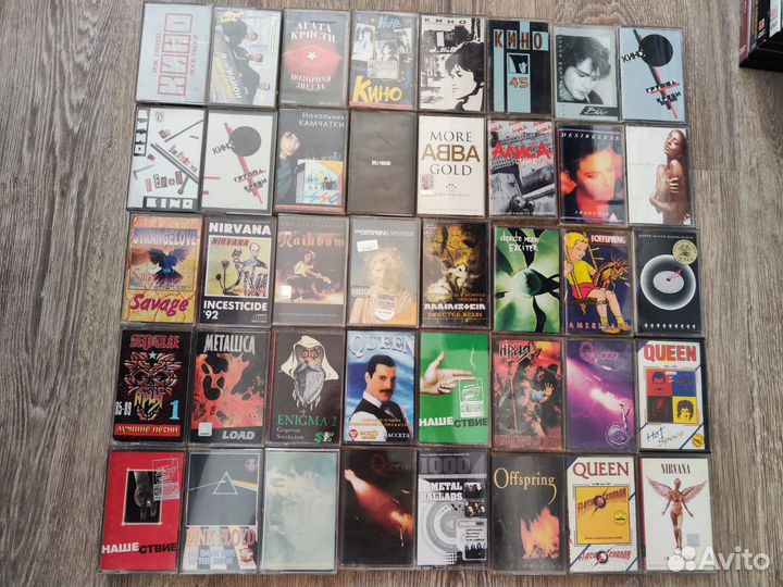 Сборники и альбомы на аудиокассетах