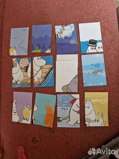 Муми тролли наклейки лента 1и 2