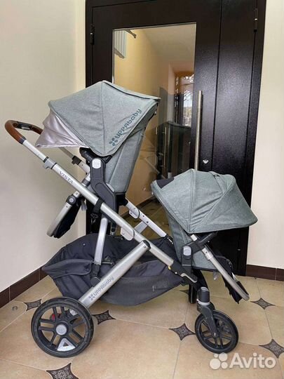 Коляска для двойни/ погодок Uppababy vista