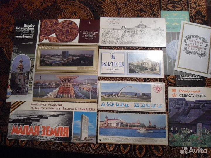 Наборы открыток и открытки-цветы