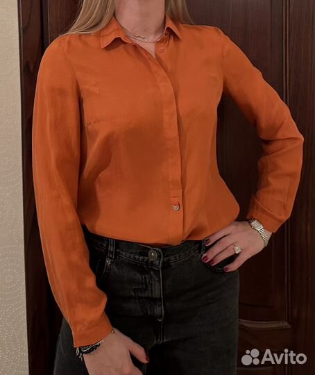 Massimo Dutti рубашка шелк