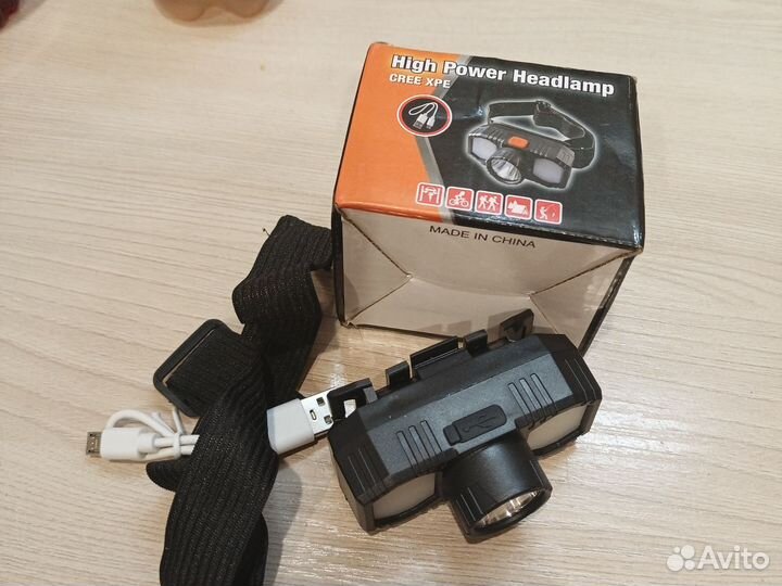 Налобный фонарь LED