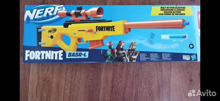 Детское ружье nerf fortnite