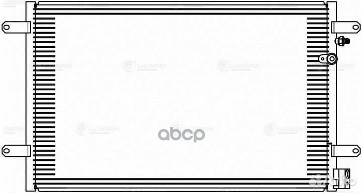 Радиатор кондиционера lrac1821 luzar