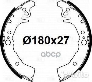 Колодки торм. для а/м Toyota Vitz (99) /FunCarg