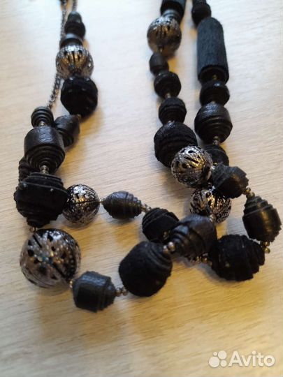 Ожерелье из кожи