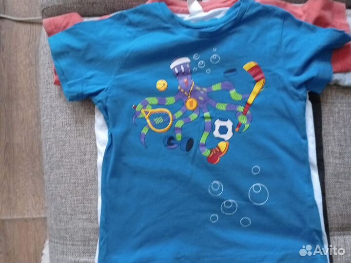 Футболки пакетом на мальчика 104 110
