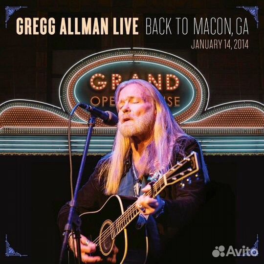 Gregg Allman - Gregg Allman Live: Back To Macon, GA, 14.1.2014 (2 CD)