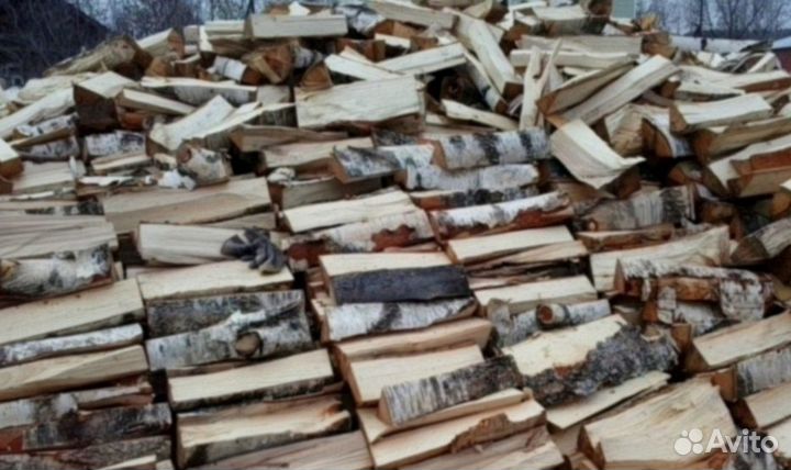 Дрова березовые колотые сухие