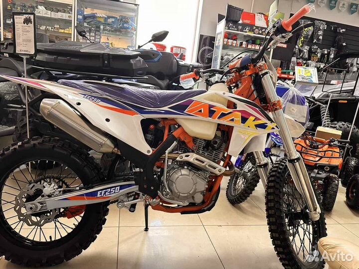 Мотоцикл ataki EF250R (4T 172FMM-6 4V) 21/18 (2023