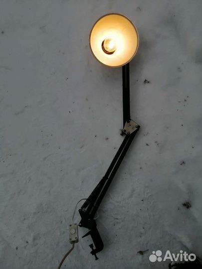 Лампа складная