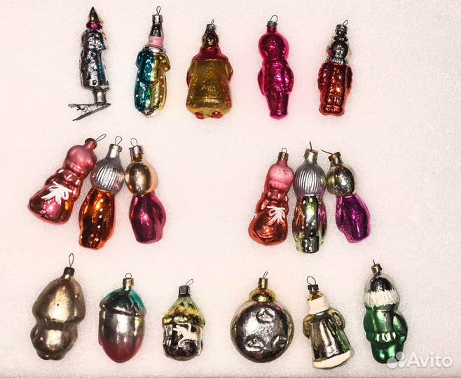 Елочные игрушки СССР: фигурки