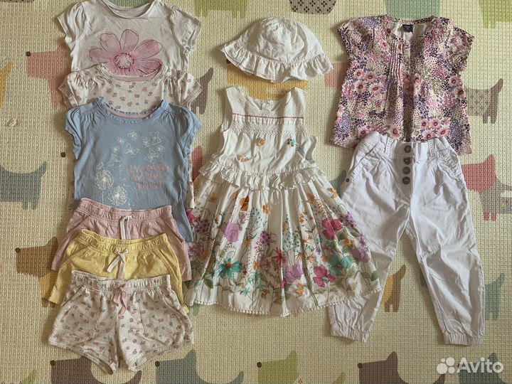 Пакет вещей на девочку 98 (2-3 года)