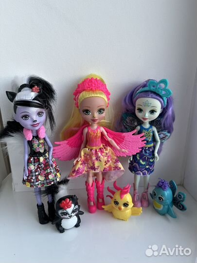 Enchantimals с питомцами по 3шт