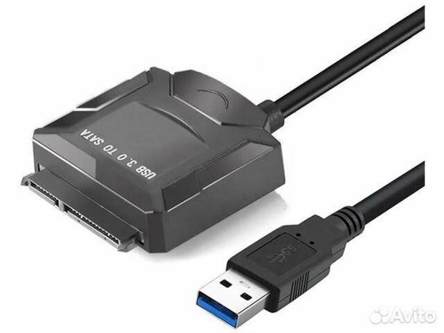 Адаптер gsmin DP26 USB 3.0 - SATA 3.5 inch Черный