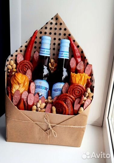 Мужские букеты съедобные