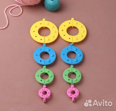 Новый комплект для создания помпонов, 4 размера до