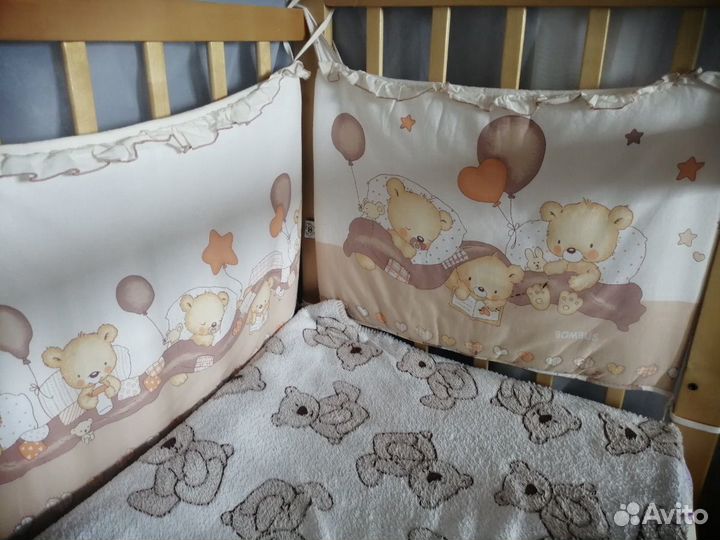 Балдахин и борта в кроватку