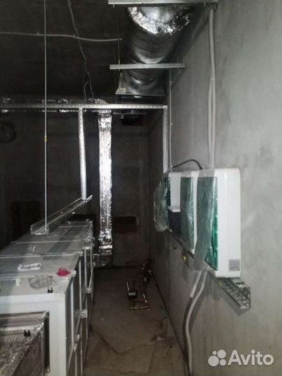 Монтаж автоматики вентиляции, сборка шу