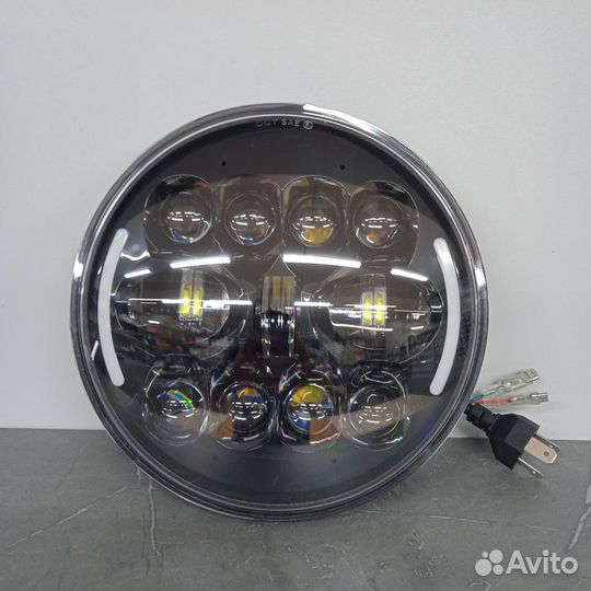 Светодиодные фары Нива, УАЗ и т.д. с дхо