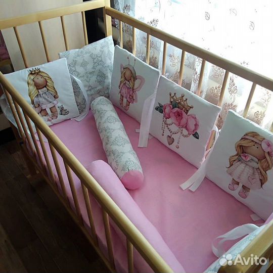 Бортики в кроватку для новорождённых