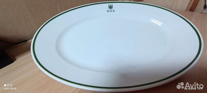 Антикварная Немецкая тарелка