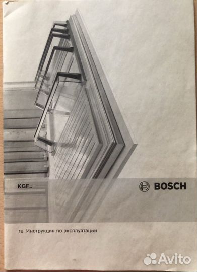 Холодильник bosch KGF39PI23
