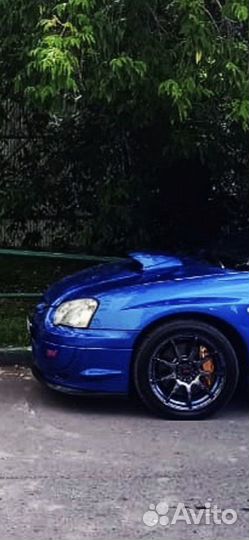 Губа переднего бампера Subaru Impreza WRX STI GD