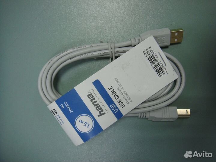 Кабель USB 2.0 USB A (m) - USB B (m)