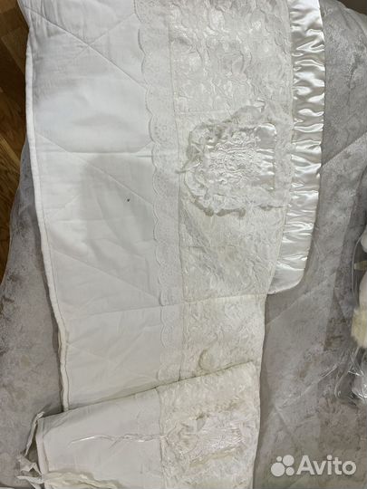 Бортики и балдахин в кроватку