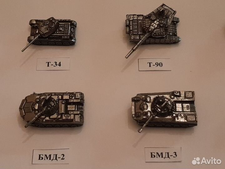 Коллекция военная техника танки бмд набор 6 штук