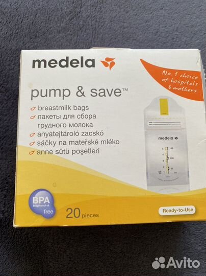 Пакеты для хранения грудного молока medela