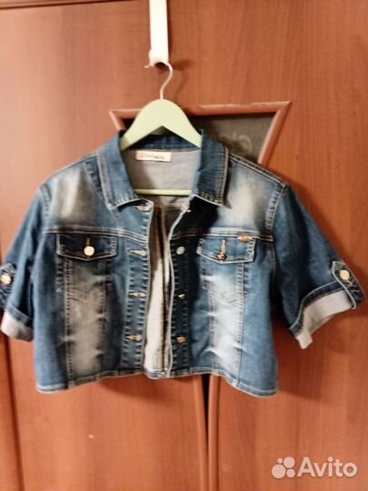 Куртка джинсовая короткая