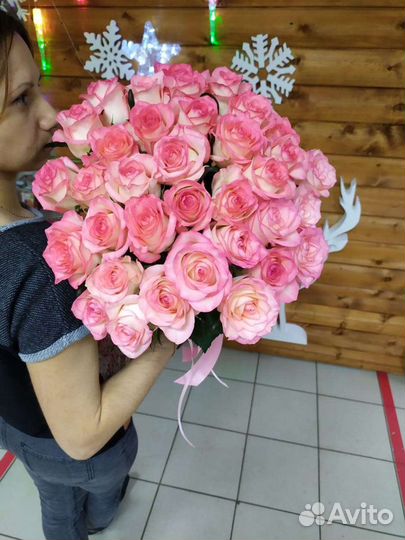 Роза букет цветы