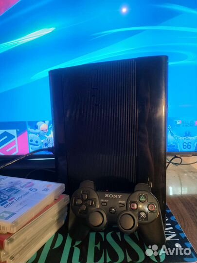 Ps3 slim 500gb с играми к ней