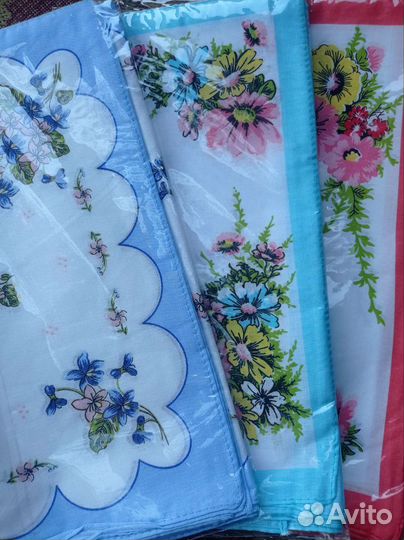 Носовые платки 30*30 см, 10 шт