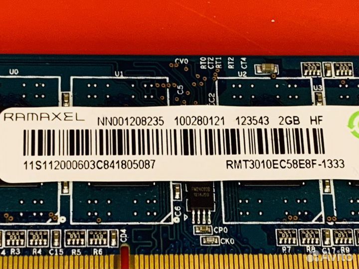 Озу DDR3 sodimm ramaxel 2gb 1333Mhz (арт 2)