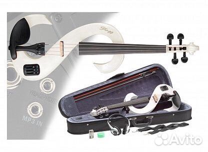 Электроскрипка stagg evn 4\4 wh