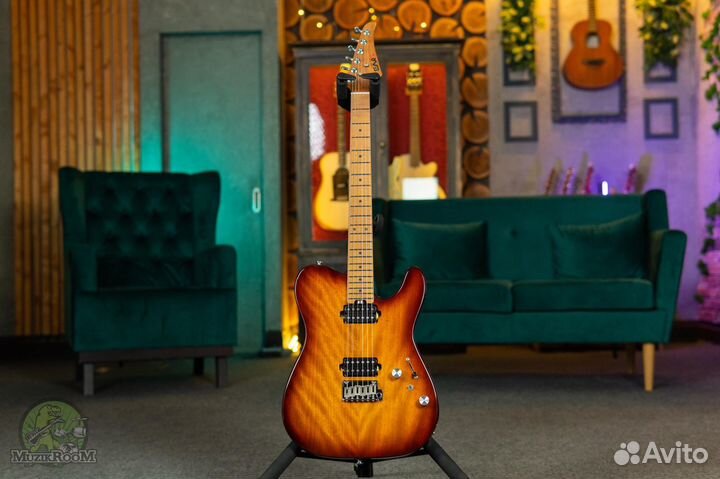 Eart Guitars TL-380 Honey Burst