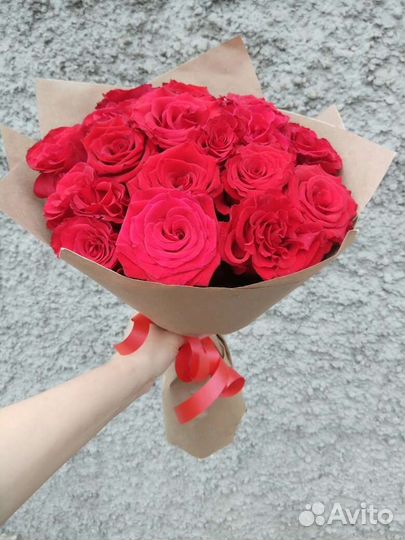 Цветы розы букет