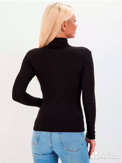 Водолазка в рубчик 44 размер (Арт.44112)