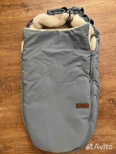 Конверт для новорожденного на овчине