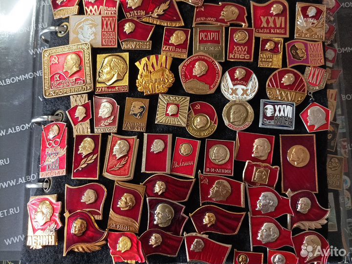 Значки ссср.Ленин