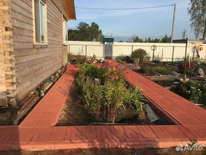 Тротуарная плитка 12 кирпичей 500x500x50