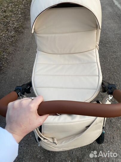 Коляска 2 в 1 эко кожа