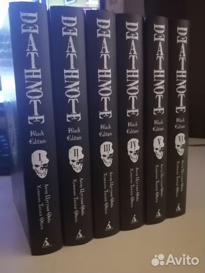 Шесть томов манги 